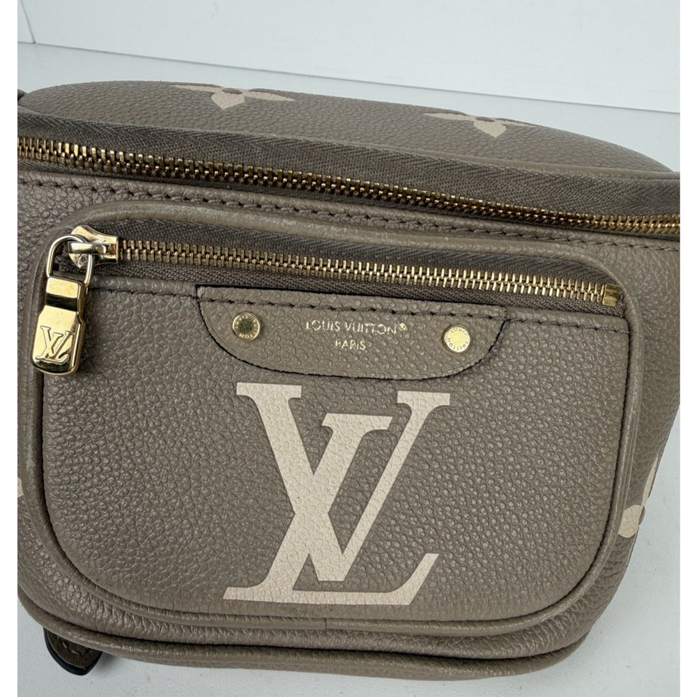 Louis Vuitton Empreinte Mini Bumbag in Tourterelle and Cream Leather NFC U1 - Picture 7 of 16